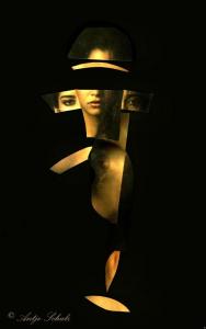 Akt 2 Technik. Scherenschnitt