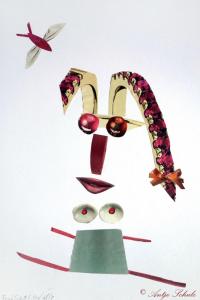 FrühlingsgefühleTechnik. Scherenschnitt