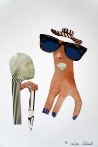 SelbstgesprächeTechnik. Scherenschnitt