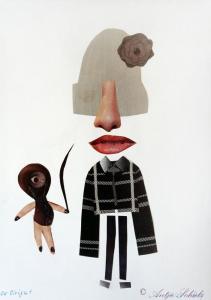 Der-DirigentTechnik. Scherenschnitt